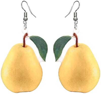 Fako Bijoux® - Oorbellen - Groente & Fruit - Peer