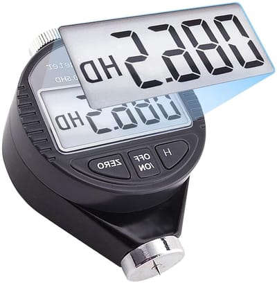 Hardheidsmeter Rubber Plastic - Durometer Hardheidsschaal - Oppervlakte Hardheid Testen - Digitaal LCD Scherm - 0-100 HD