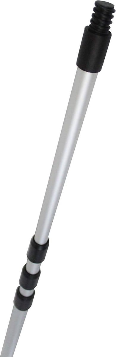 Telescoopstang 4 meter aluminium met schroefdraadkop