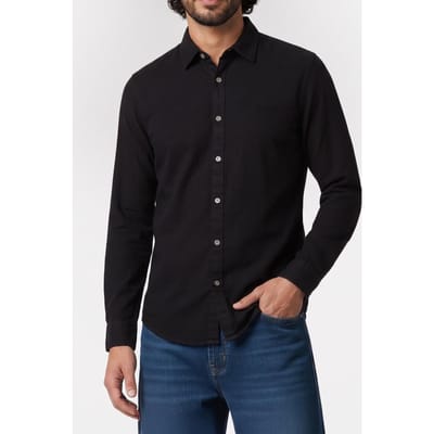 GUESS  Eco Ls Sunset Shirt Jet Black A996 Taglia: S | Camicie Casual Outlet | Uomo | Giallo