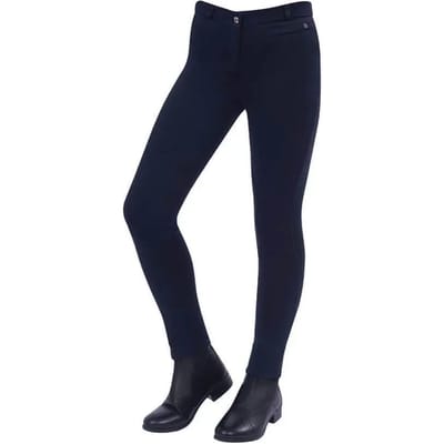 Gel rijbroek met volledige onderkant voor meisjes Dublin Supa-fit zip up