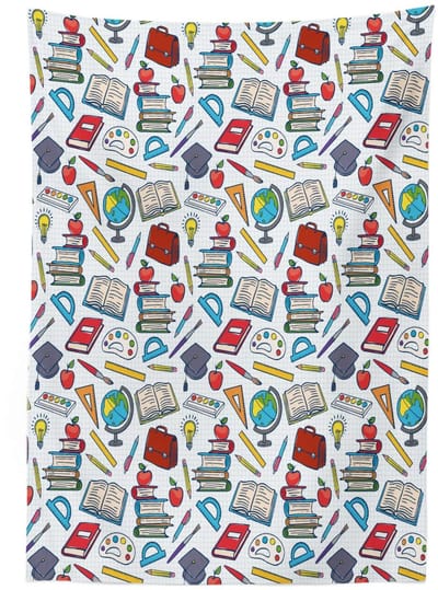 ABAKUHAUS Tafelkleed 140x170 cm – Satijn, Wasbaar, Multicolor