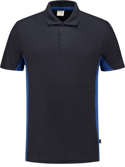 Tricorp Poloshirt Bicolor 202004 Navy/Blauw - Maat 3XL