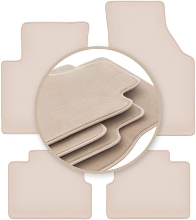 PREMIUM beige vloermatten voor: Jeep Cherokee KL SUV 2013-