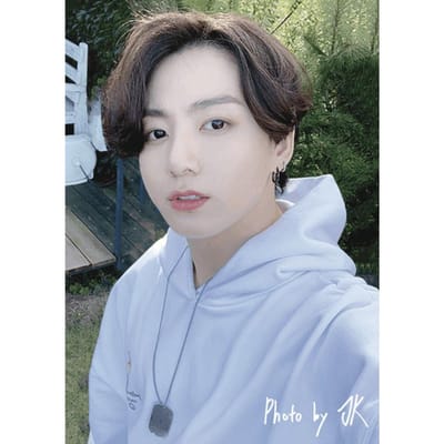 BTS (BangTan-jongens) 3D-ansichtkaart Be 7 leden, foto Lenticulair gray