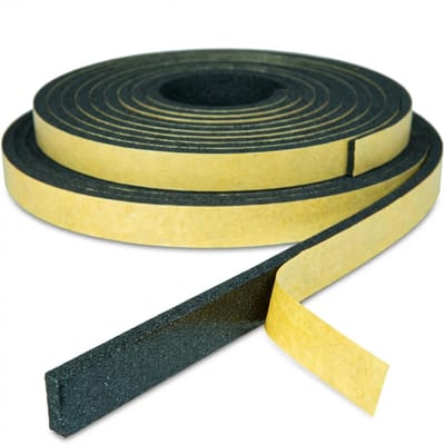 2 x 3 m set afdichtband Afdichtband Montagetape voor spoelbakken 8 x 3 mm en kookplaten 8 x 2 mm voor inbouwspoelbakken en kookplaten Schuimrubber