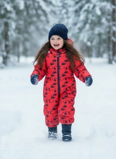Ducksday Winterpak – Skipak voor baby’s – Sneeuwpak – Snowsuit – Waterdicht & PFAS-vrij – Gerecycled Polyester – Maat 62 - Missy