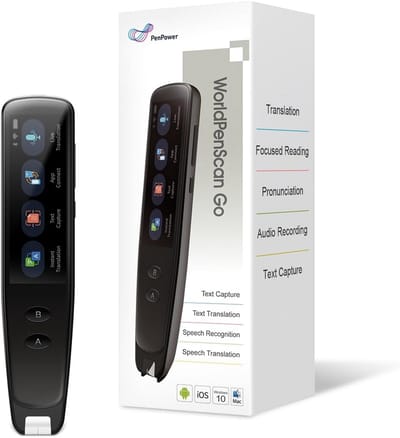 Draagbare OCR Scanner Pen met Tekst-naar-Spraak en Vertaalfunctie