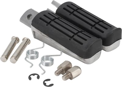 Motorfiets Voetsteunen - Motor Accessoires - Rijcomfort Verbeteren - Antislip Rubber Design - Universele Pasvorm - Zwart