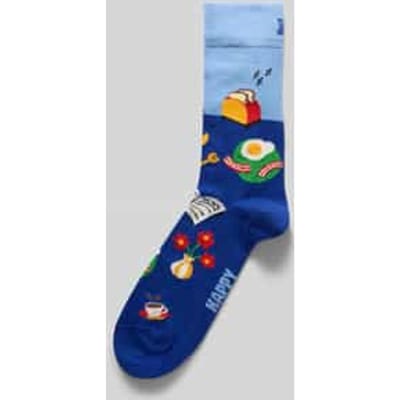 Happy Socks Sokken Brunch - Maat 41-46 - Heren - Grappige sokken - Halfhoge sokken