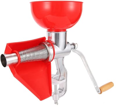 Dailygoods- Tomatenzuiger Grote Capaciteit - Roestvrij Stalen Zeef - Eenvoudige Installatie - Multifunctioneel Gebruik - Efficiënt Sap - Voor Groenten en Fruit - Sapcentrifuge