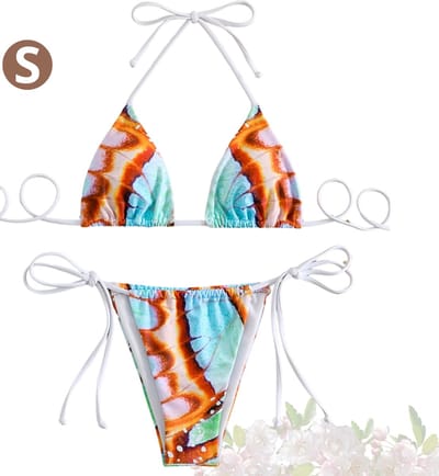 Bovista Bikini Dames - Meisjes Bikini - Badpak - Push Up - Vrouwen Badkleding - Zwemmen - Sexy Set - Top & Broekje - Wit - Maat S