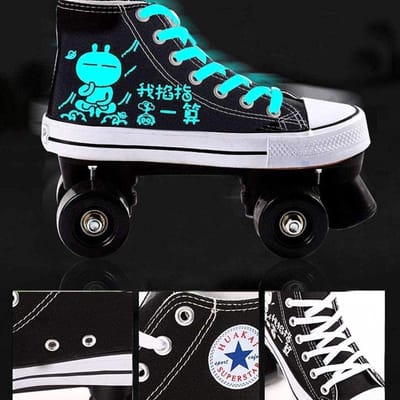 Skeelers - Roller skates - Buitenplezier - Ademende stof - Unisex - Creatief print