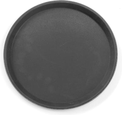 Antislip Bestendig Rond Bedieningstray, Diameter 41 cm zwart