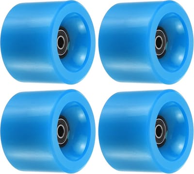 Longboard Wielen - Cruiser Wielen - Soepel Rijden - Zachte PU Constructie - 70mm Diameter - Blauw