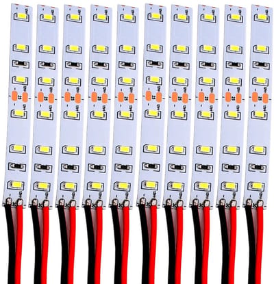 Dailygoods - Set van 10 LED Huisverlichting 12-18V met Kabel voor Modelbouw