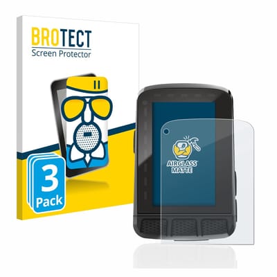 BROTECT - Screenprotector voor Wahoo Elemnt Roam 2 - Folie Beschermfolie Beschermglas matte 3 Stuks