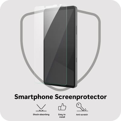 Just in Case screenprotector geschikt voor Sony Xperia 10 VII - Screenprotector Gehard Glas