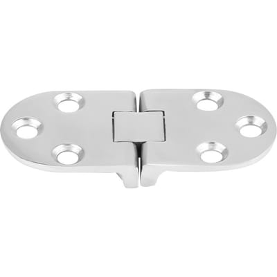 Charnières de bateau en acier inoxydable, 2 pièces, armoire d'estampage pour porte de cabine marine 66x30mm