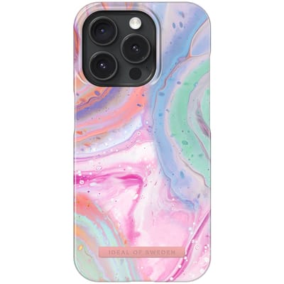 iDeal of Sweden Fashion Backcover geschikt voor Apple iPhone 15 Pro - Pastel Marble
