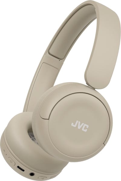 JVC HA-S59W – Draadloze Hoofdtelefoon met 50 uur batterij en ultiem draagcomfort - Beige