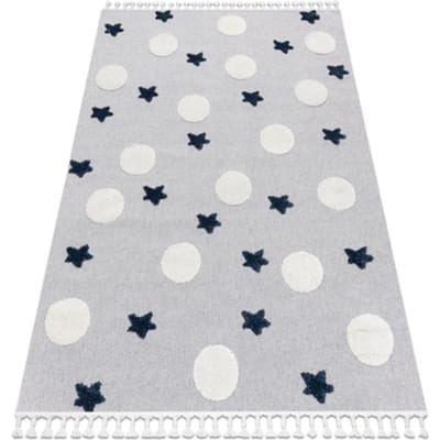 Kleden Rugsx Tapijt YOYO GD75 grijs / wit - 80x150 cm