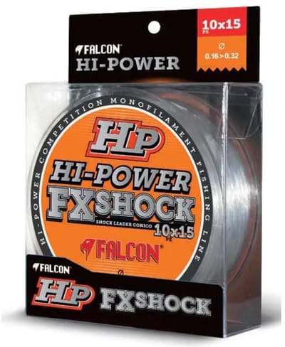 Falcon Fx Shock 150 M Taps Toelopende Onderlijn Transparant 0.260-0.570 mm