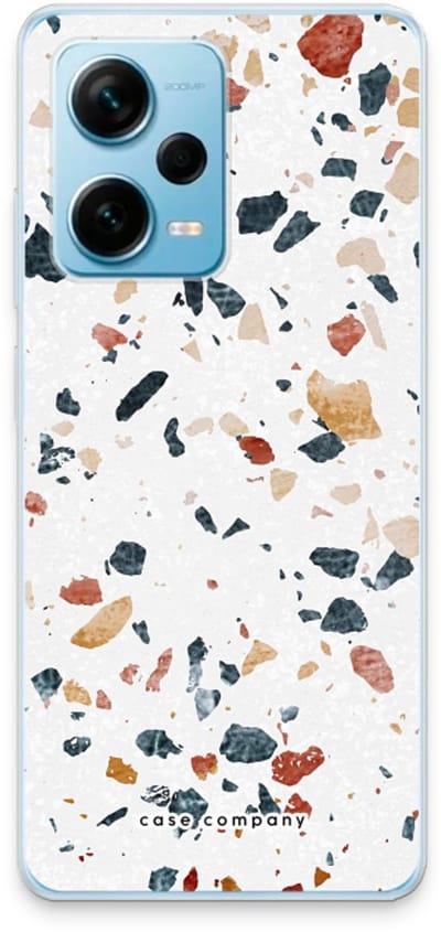Case Company® - Hoesje geschikt voor Xiaomi Redmi Note 12 Pro Plus hoesje - Terrazzo N°4 - Soft Cover Telefoonhoesje - Bescherming aan alle Kanten en Schermrand