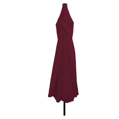 vidaXL Tuinparasol 395 x 395 x 245 cm Polyester Rond Bordeaux Rood