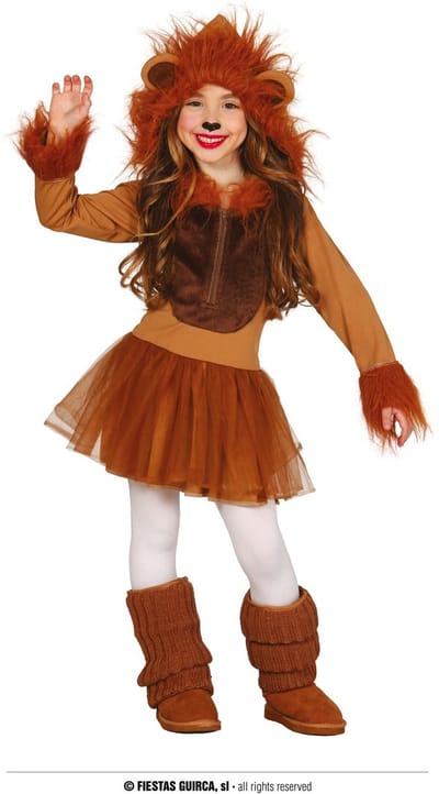 Fiestas Guirca - Kostuum Leeuw (5-6 jaar) - Carnavalskleding - Carnaval - carnavalskleding 2027 - Carnaval kostuum