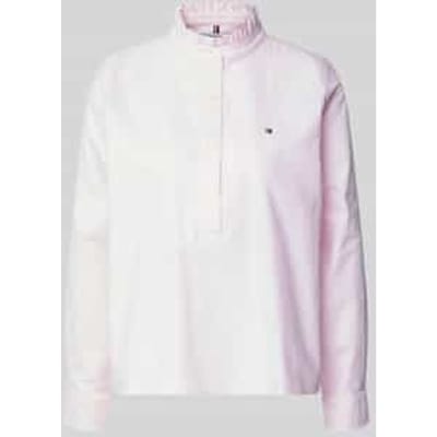Comfort fit blouse met lange mouwen van puur katoen