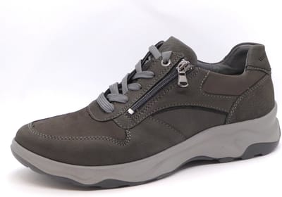 Waldläufer Heren Sneaker - 718006-407-052 Grijs - Wijdte H - Maat 7½ (41)