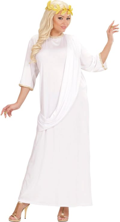 Romeinse toga wit unisex