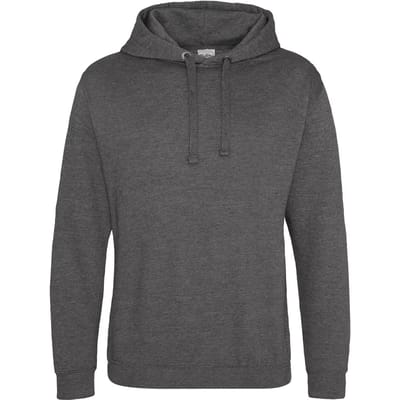 Just Hoods Epic Print Hoodie JH011 - Charcoal (Heather) - 3XL