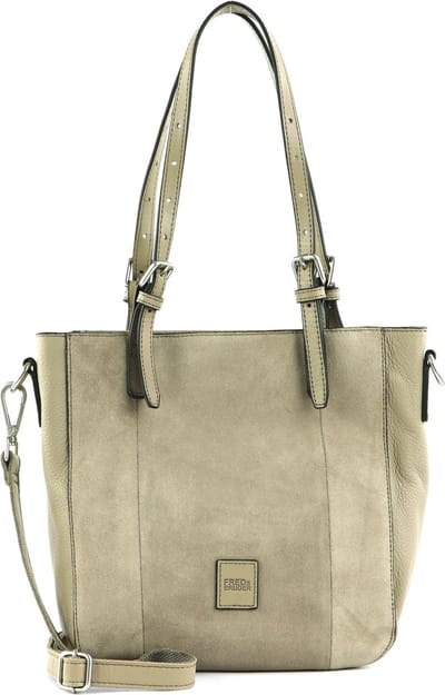 FREDsBRUDER Schoudertas Handtas Kelia Mini Tote Bag Soft Taupe Lichtbruin