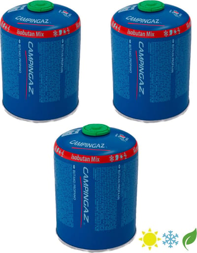 Campingaz CV470 alle seizoenen - 3 stuks - kliksysteem - 450 g isobutaan / propaan - gas