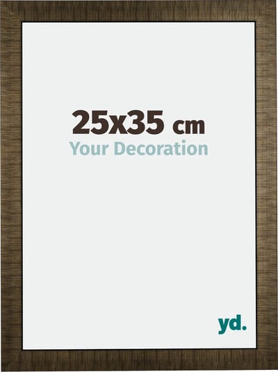Your Decoration - Fotolijst 25x35 cm - Hout - Champagne Geborsteld - Leeds