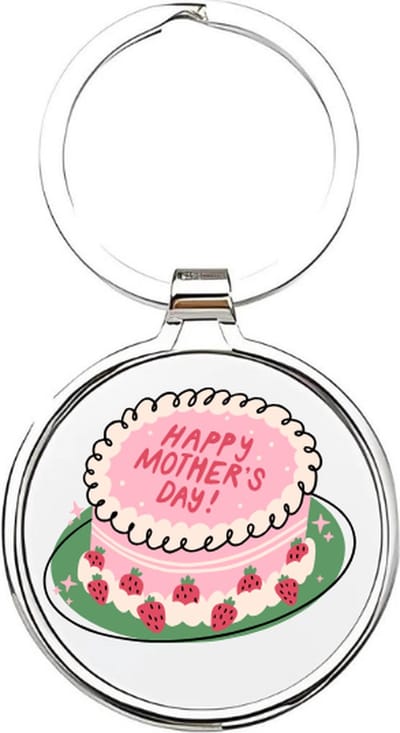Akyol - Happy mothers day Sleutelhanger - moeder - Mama's - Moeder sleutelhanger - mama sleutelhanger - Sleutelhanger mam - Familie sleutelhanger - moederdag cadeautje - Mama cadeau - mom - stiefmoeder - schoonmoeder - mothersday - 4 x 7,5 CM