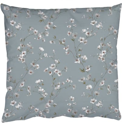 Sierkussens - Kussentjes Woonkamer - 50x50 cm - Klassiek - Bloemen - Blauw