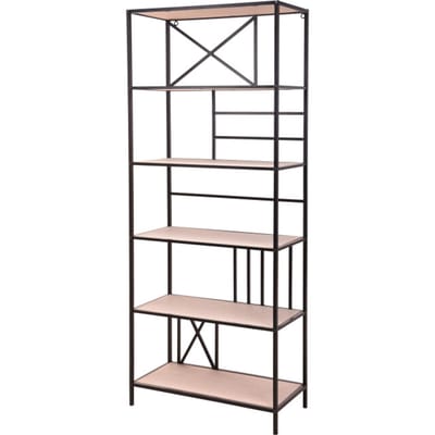 4livingz Wandrek napoli recht stevig industrieel wandrek 173x74x70 cm