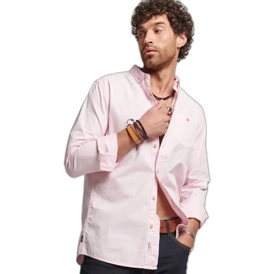 Superdry - The Merchant Store - Overhemd met lange mouwen - Heren - Lange mouwen shirts