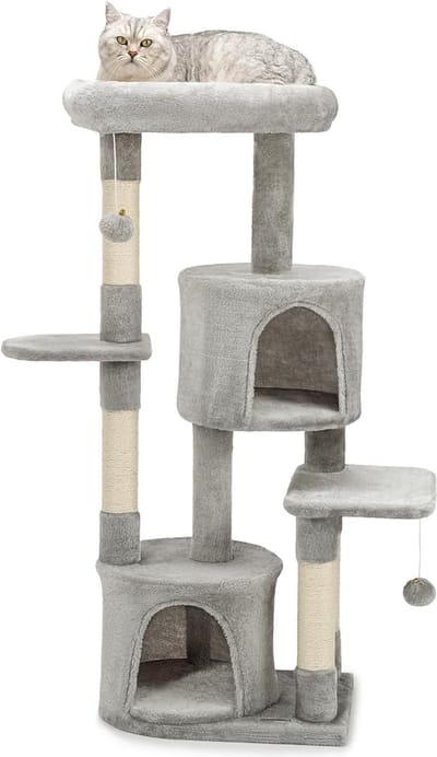 Lexium Krabpaal voor zware katten - Krabpaal voor grote katten - Stevige krabpaal - Geschikt voor grote en zware katten