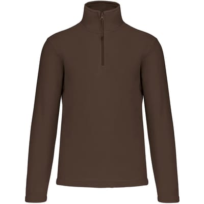 Kariban Enzo - Fleece met ritskraag K912 - Chocolate - S