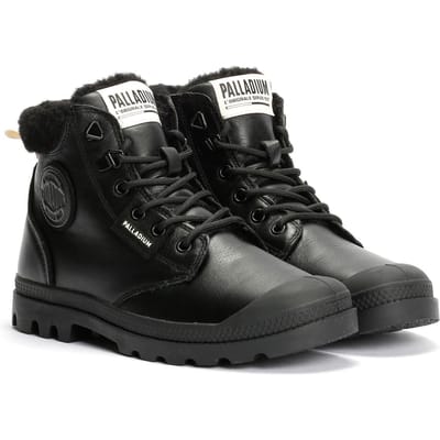 Palladium 94380-008-M Pampa Hi Snow Warm - Dameslaarzen - Zwart-M