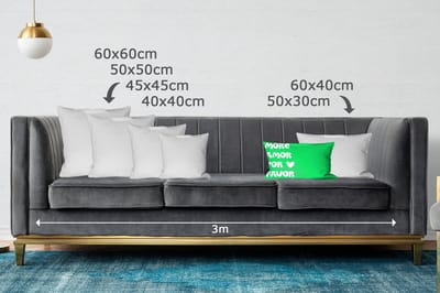 Sierkussens - Kussentjes Woonkamer - 50x30 cm - Amor - Valentijn - Groen - Tekst