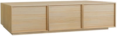 sweeek - Tv-meubel houteffect 3 deuren 180cm l 180 x b 43 x h 45cm - kuba