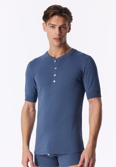 Shirt met korte mouwen in faded denim - Revival Karl-Heinz 4