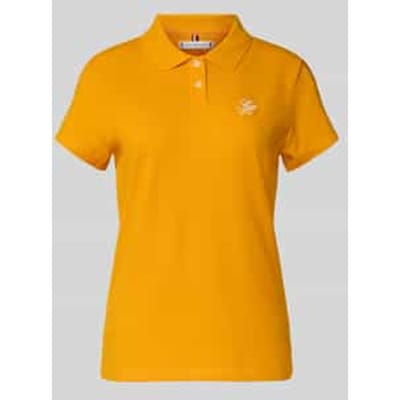 Slim fit Poloshirt van Katoenmix