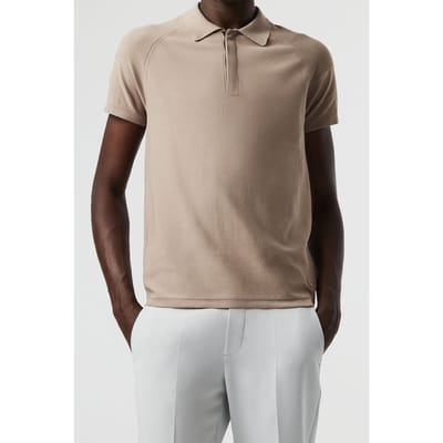 AlphaTauri Fenzi V1.y5.01 Flat Knit Mud Size: S | Polo Shirts Outlet | Heren | Beige