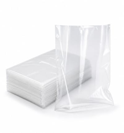 Inpakr Plastic Zakken PE Transparant - 20 x 4 x 50 cm - 20 micron - 1000 stuks
